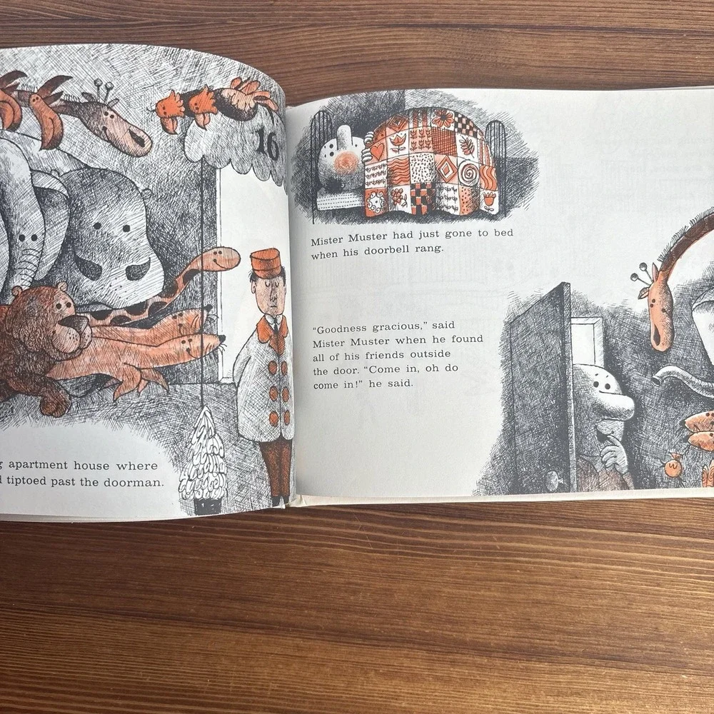 A Zoo for Mister Muster Arnold Lobel 1962 Vintage Hardcover Harper & Row